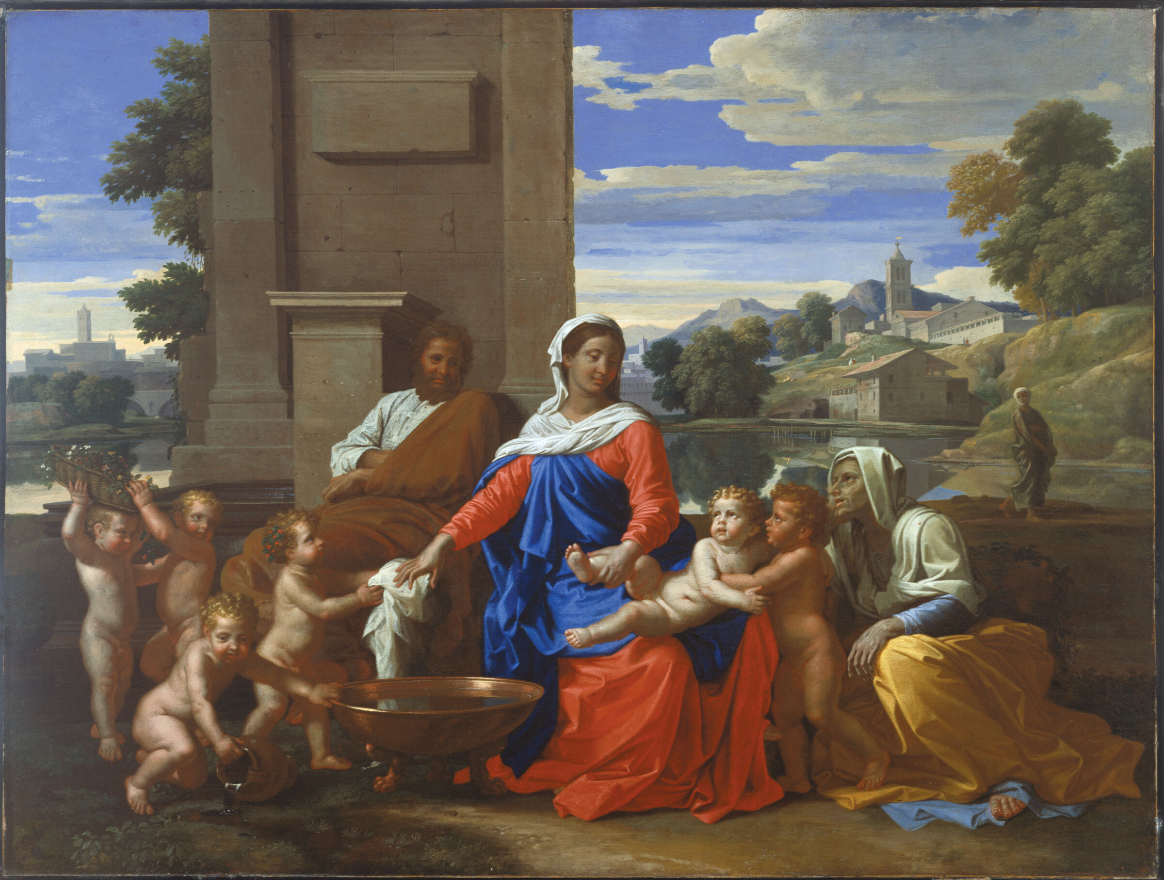 The Holy Family With The Infant Saint John The Baptist And Saint Elizabeth