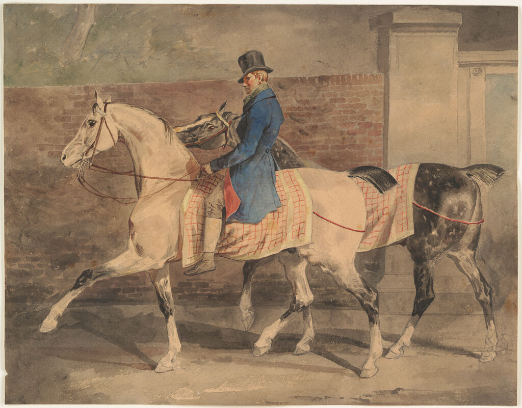 Groom And Horses