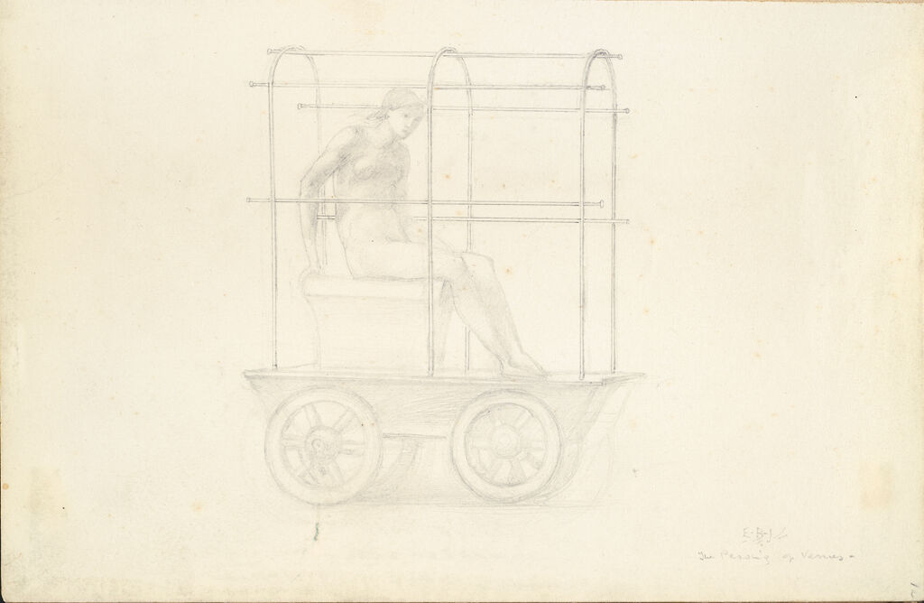 Venus In A Chariot, Study For 