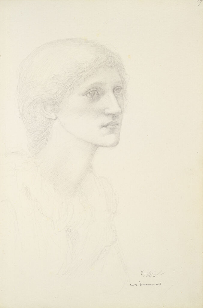 Portrait Of Mrs. Drummond; Verso: Blank