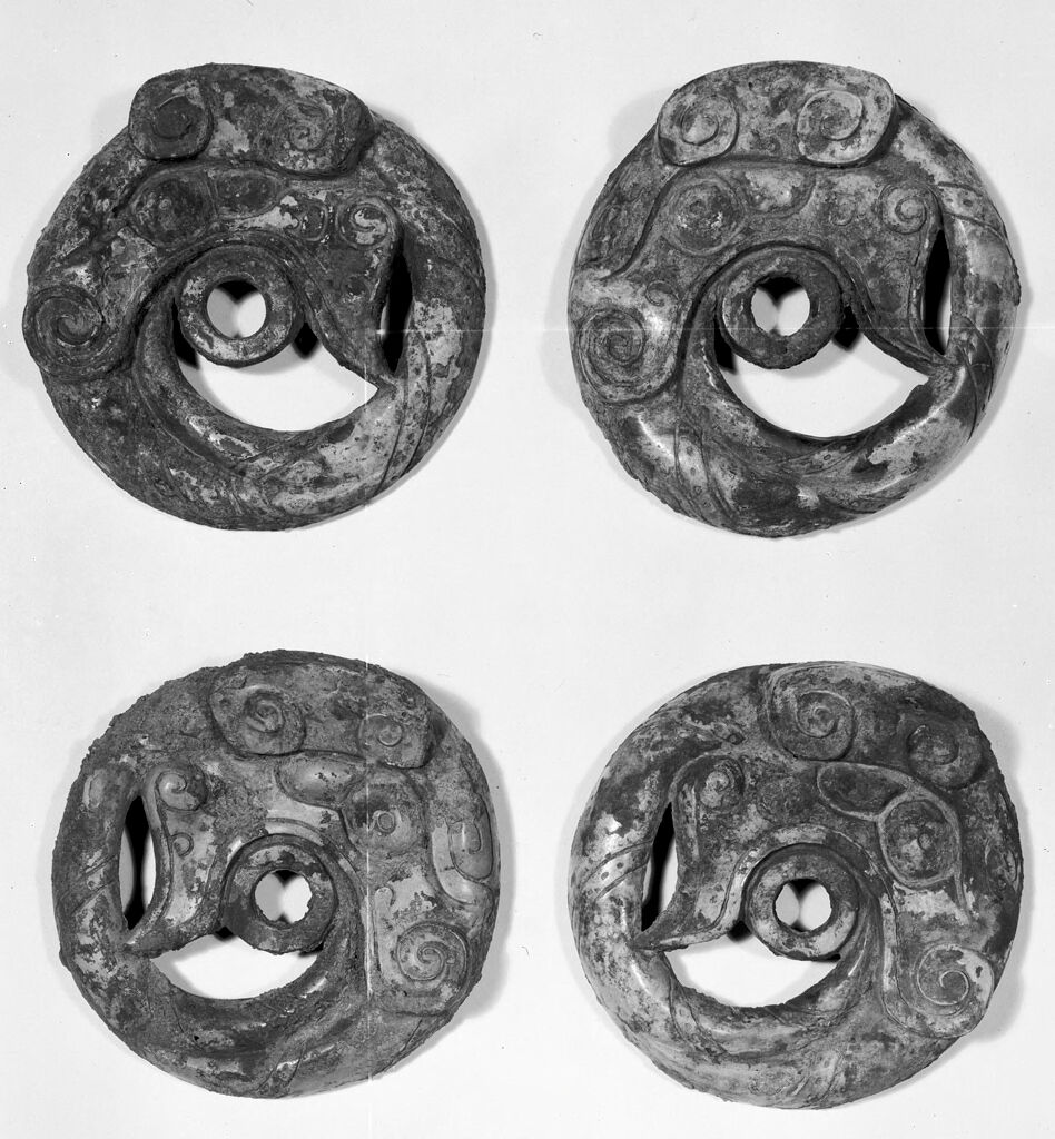 Four Cheekpieces For A Horse's Harness