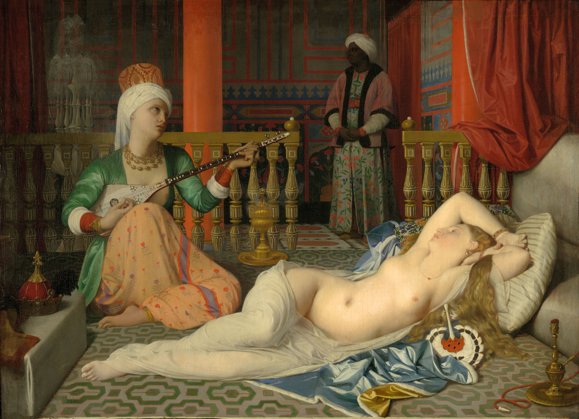 Odalisque, Slave, and Eunuch Harvard Art Museums picture image