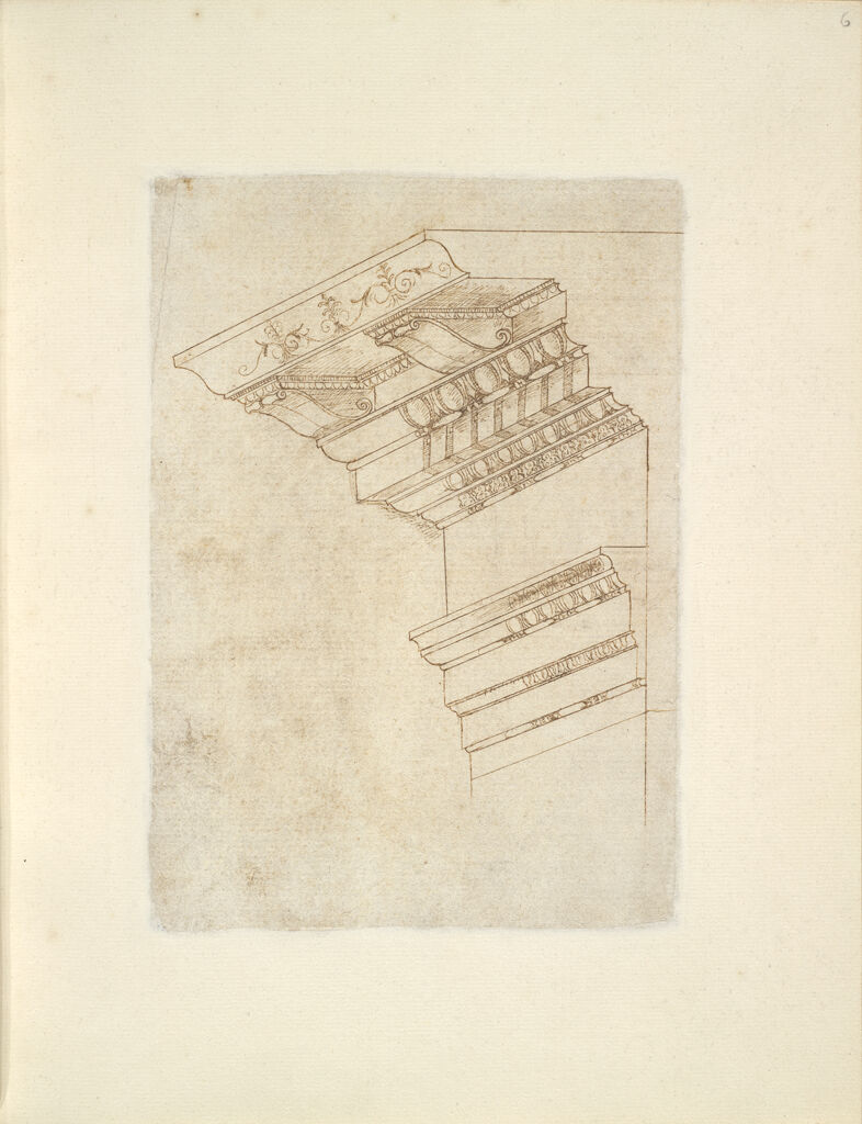 Trabeation; Verso: Fragment Of Architectural Carving