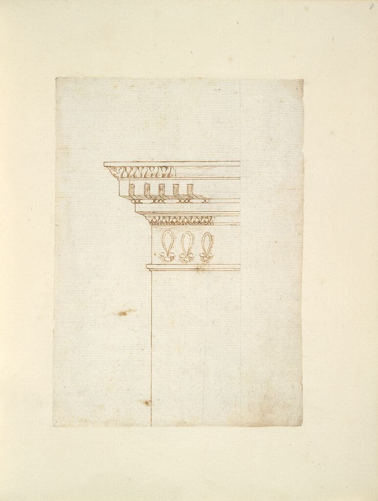 Architectural Detail Of Arch; Verso: Architectural Details