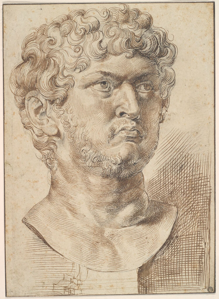 Head Of Nero Caesar Augustus