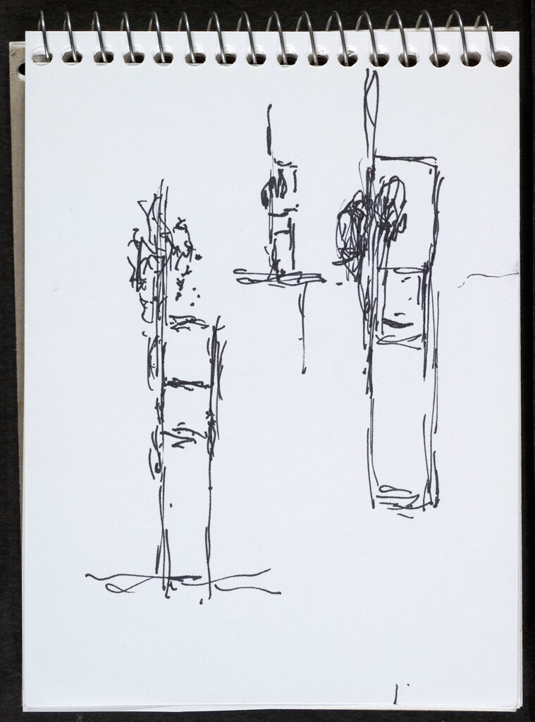 Sketches For Sculpture; Verso: Blank