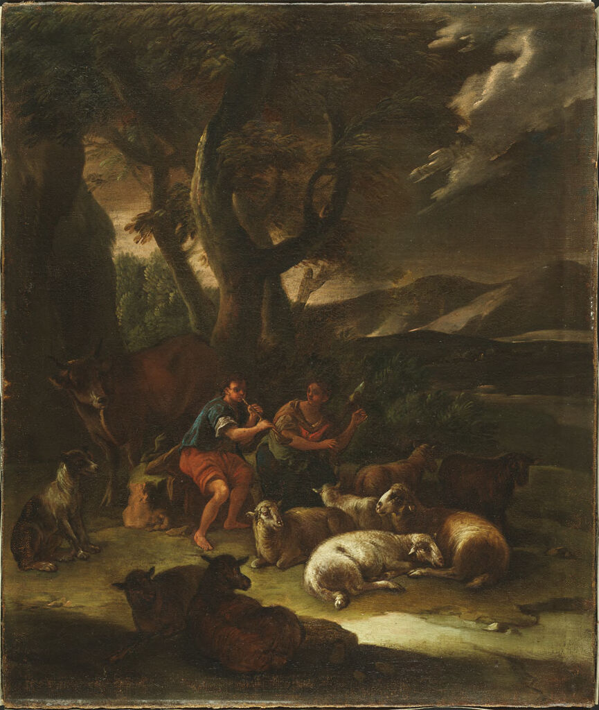 Shepherds And Sheep