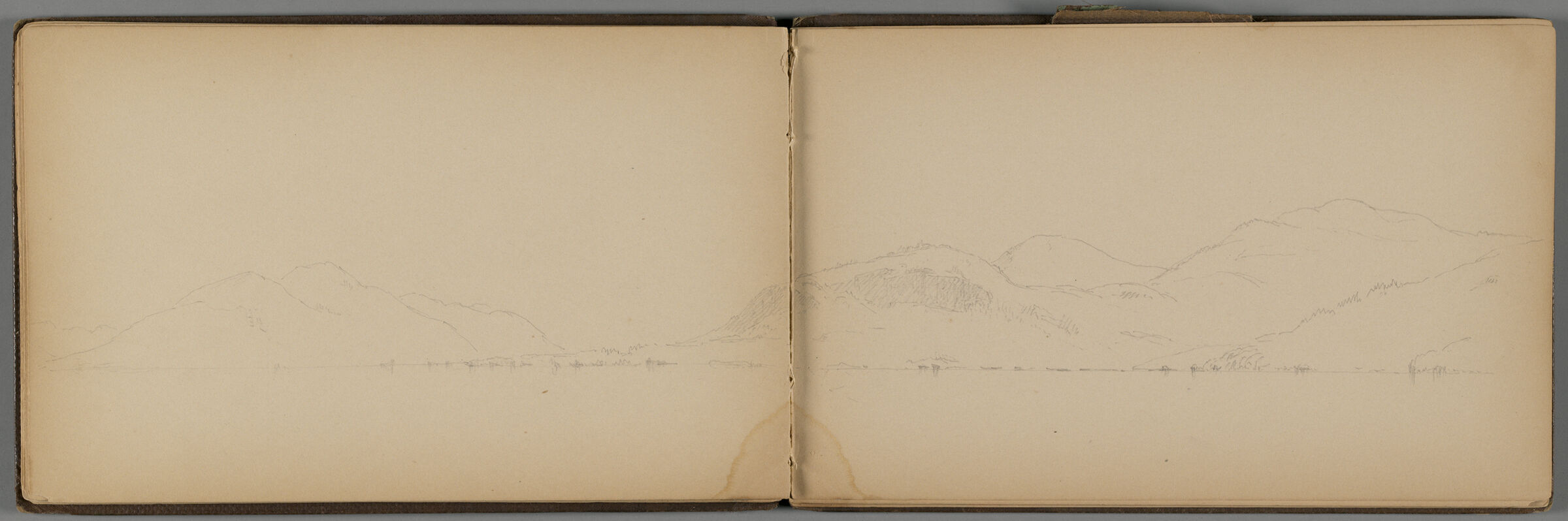 Landscape With Lake; Verso: Partial Landscape With Lake