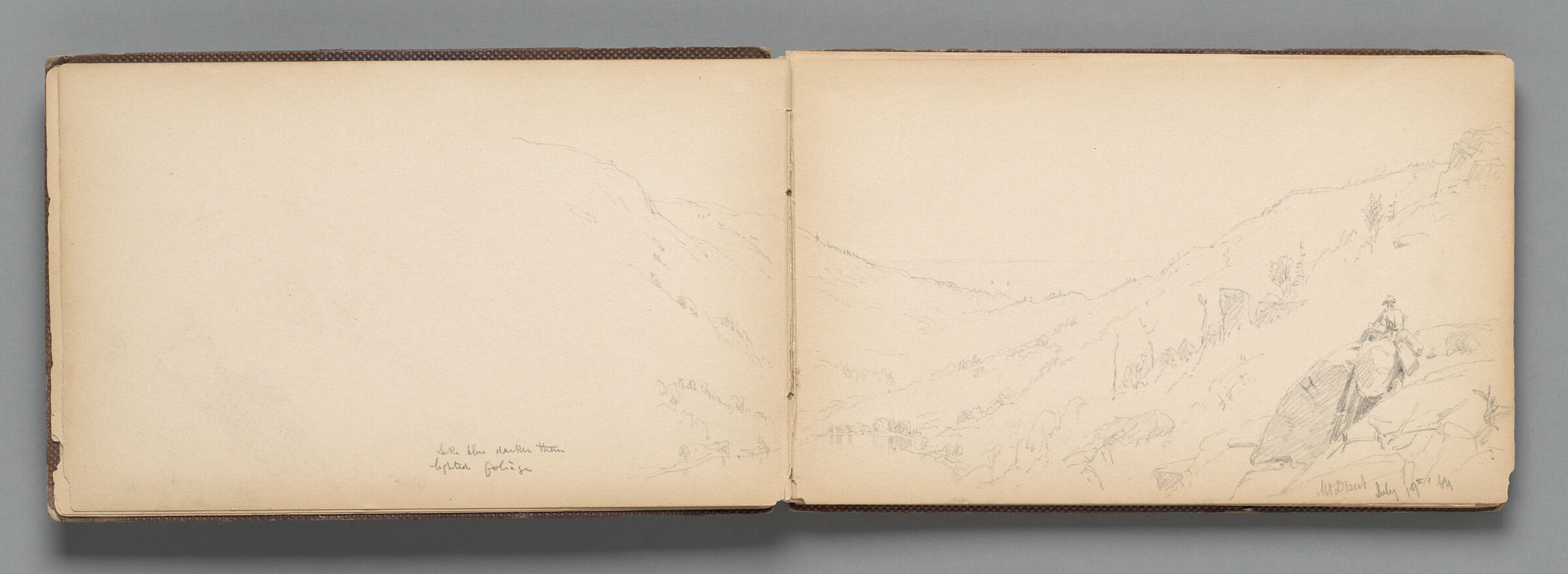 Partial Landscape, Mount Desert Island; Verso: Partial Landscape