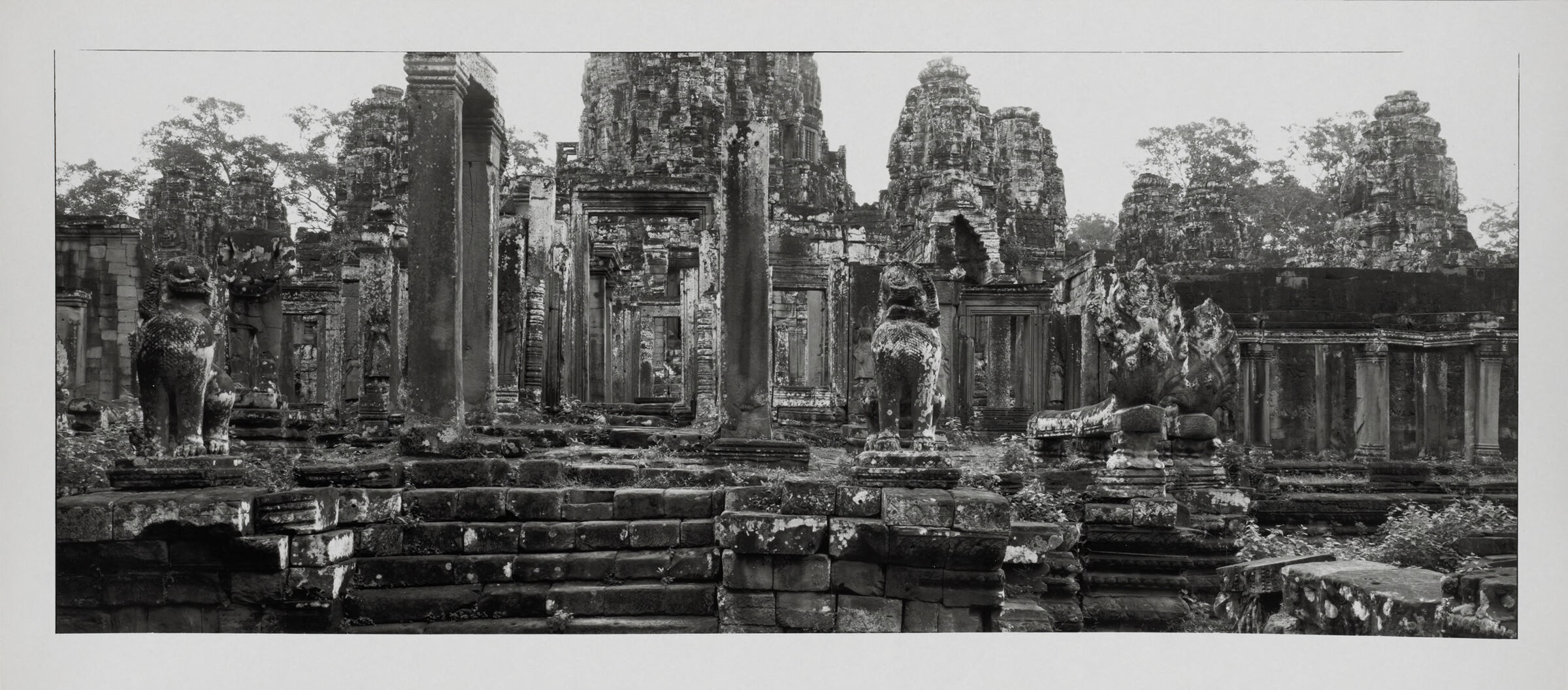 Bayon, Angkor Wat (Lion Guards On The Principal Facade Facing East)