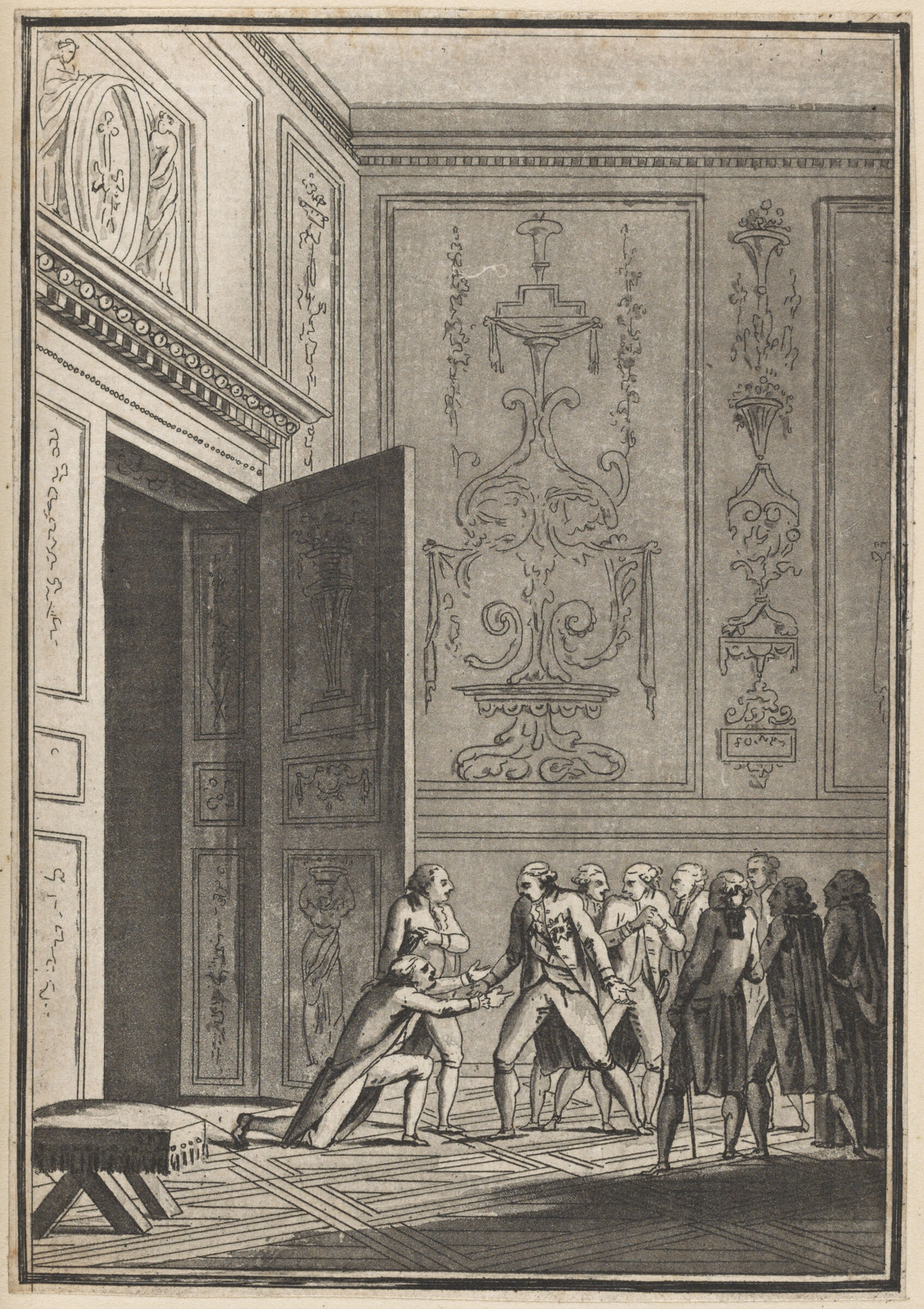 The Duc De Liancourt Tells Louis Xvi Of The Troubles In Paris (14-15 July 1789)