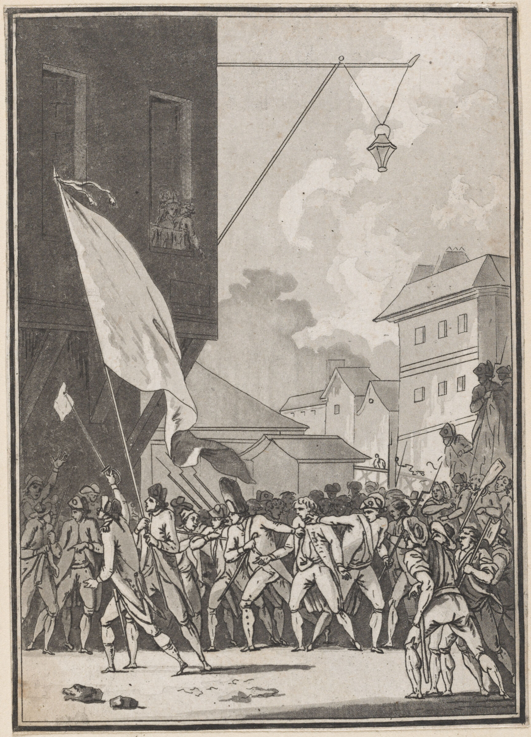 The Marquis Delaunay Is Led To The Hôtel De Ville By The Volunteers Of The Bastille (14 July 1789)