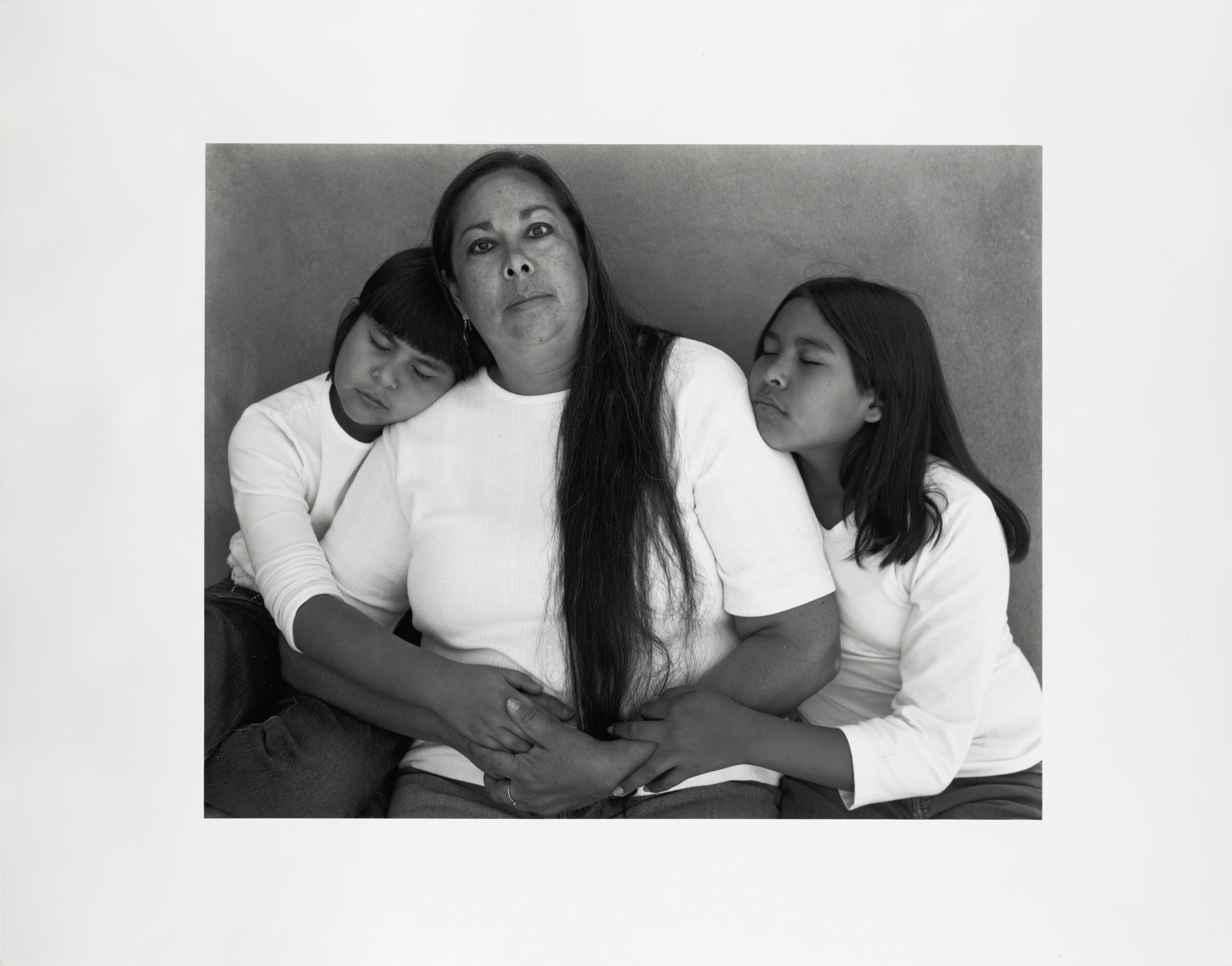 Marita Hinds With Daughters, Tesuque, Nm