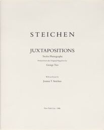 Title Page, Table Of Contents, And Introduction By Joanna Steichen For, Juxtapositions
