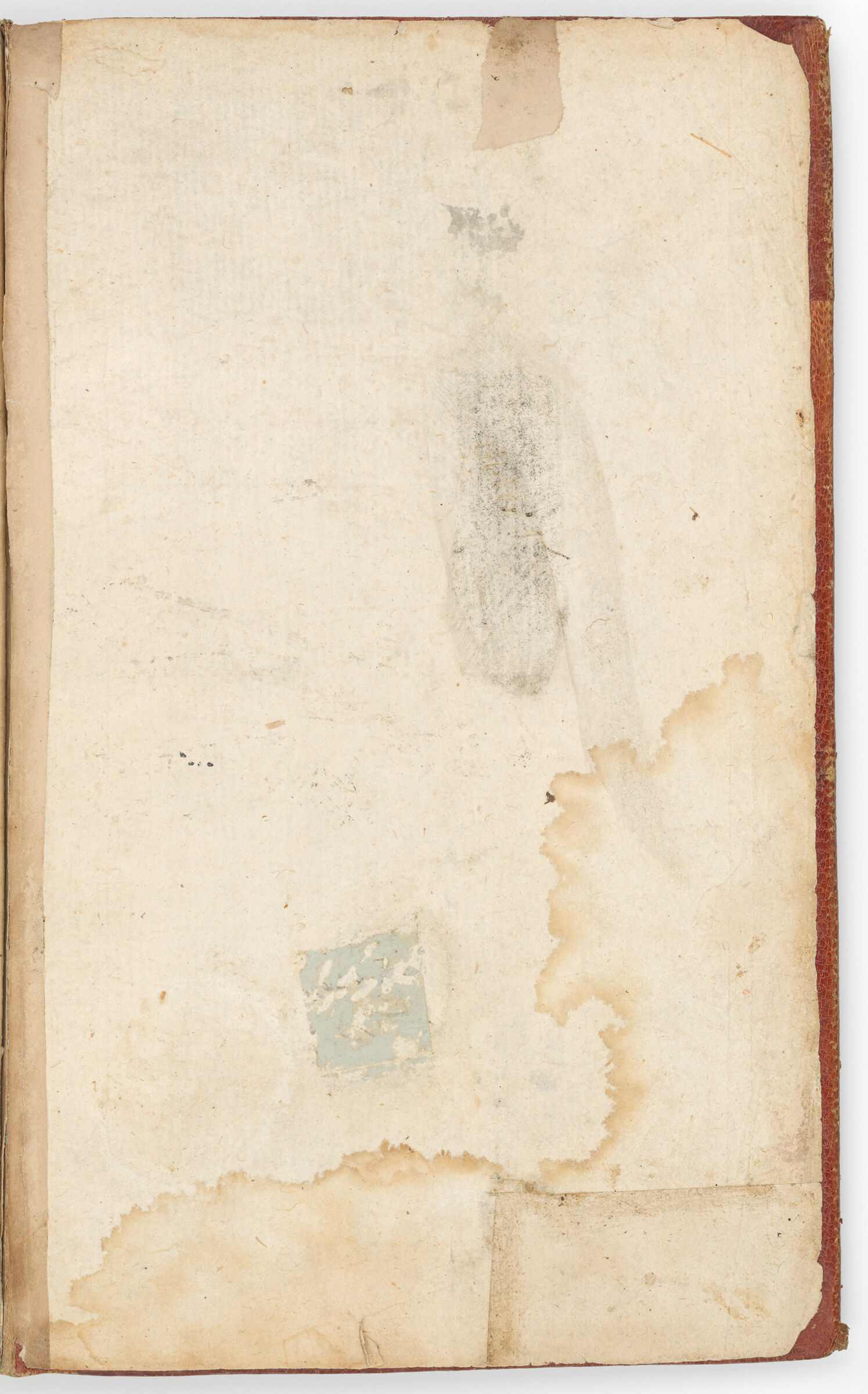 Flyleaf (Blank Recto, Blank Verso Of Folio 1) From A Manuscript Of Subhat Al-Abrar By Jami