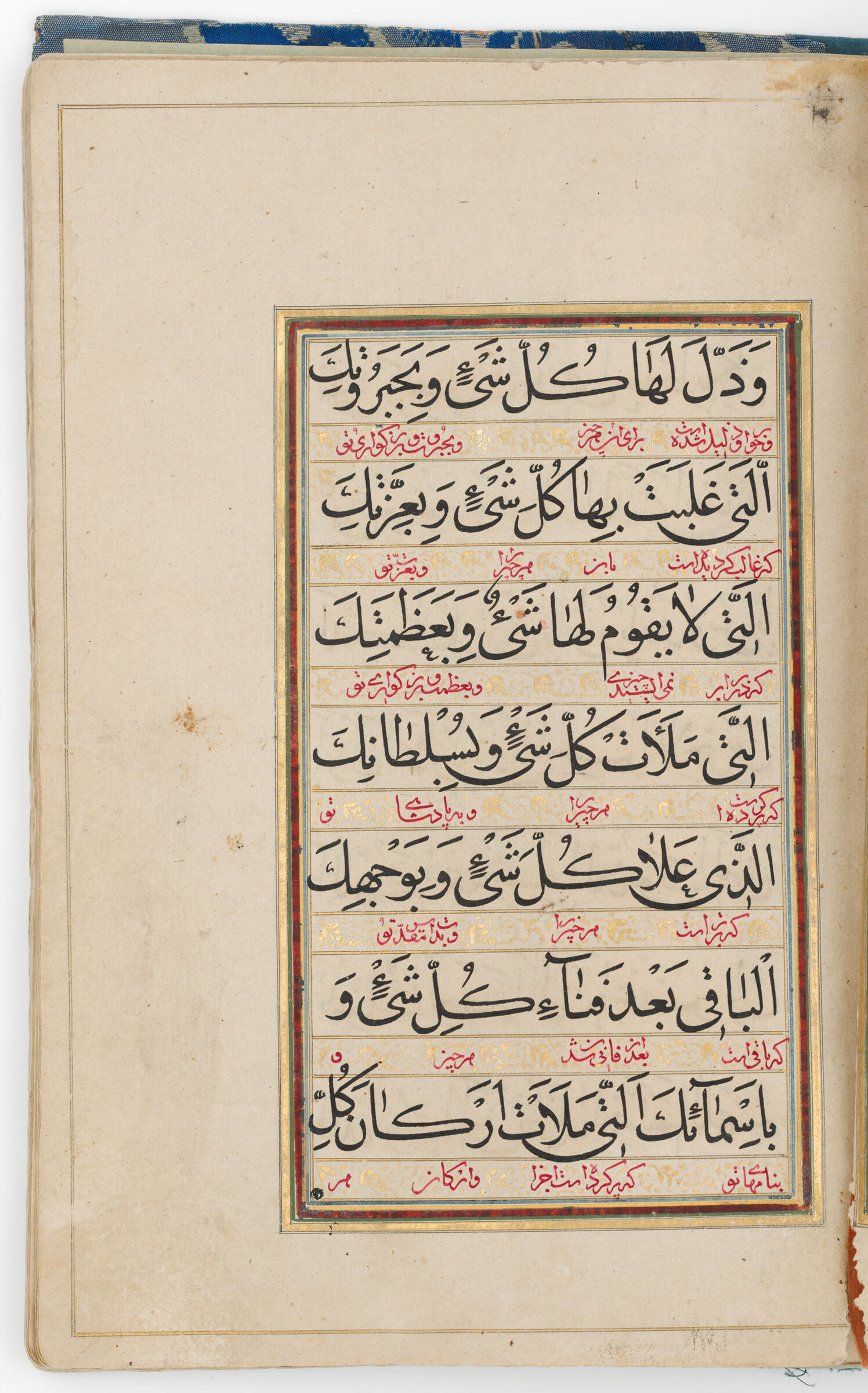 Text Folio (Text Recto; Text Verso Of Folio 2), From A Manuscript Of Prayers