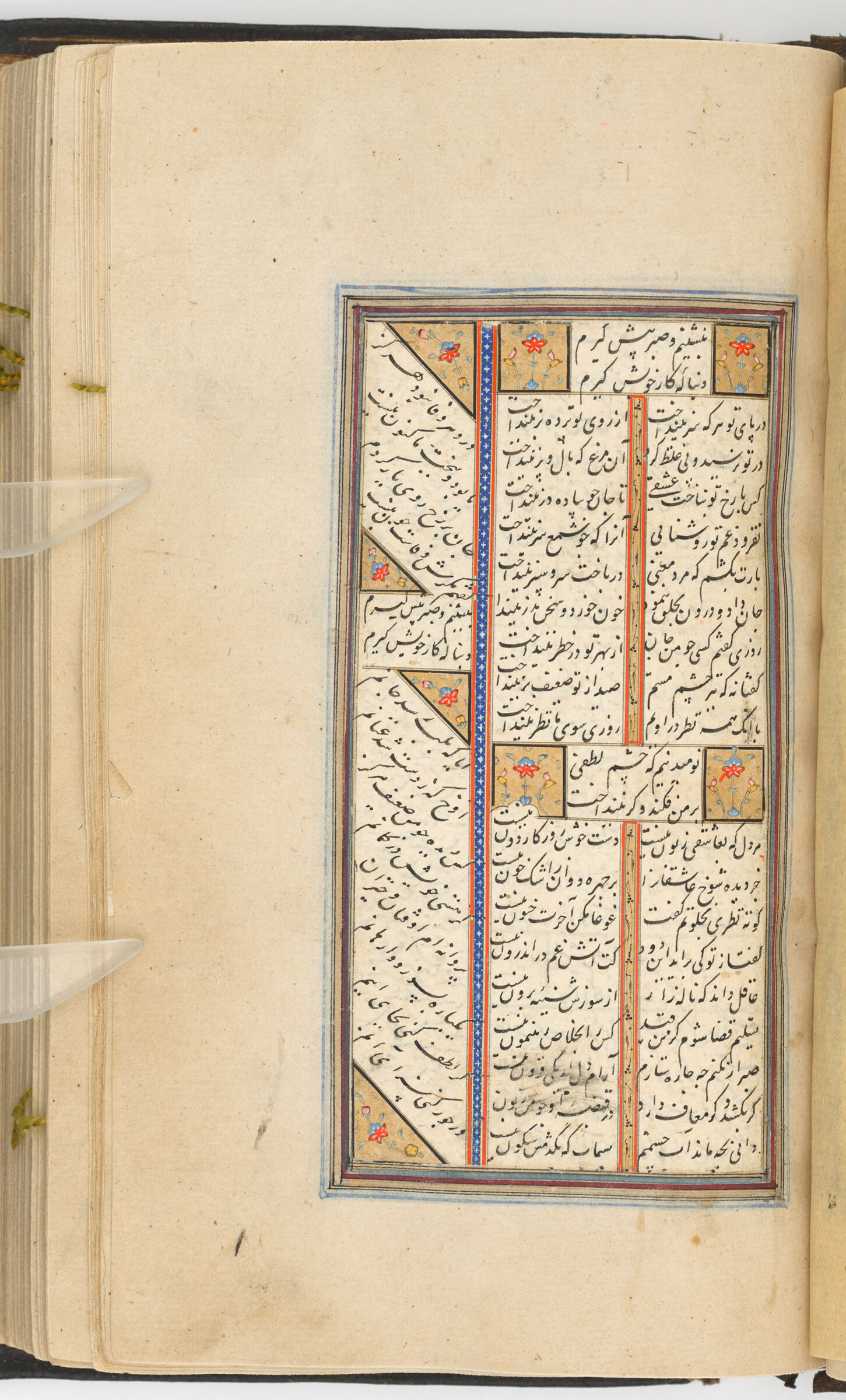 Text Folio (Text Recto; Text Verso Of Folio 187), From A Manuscript Of The Kulliyat Of Sa‘di