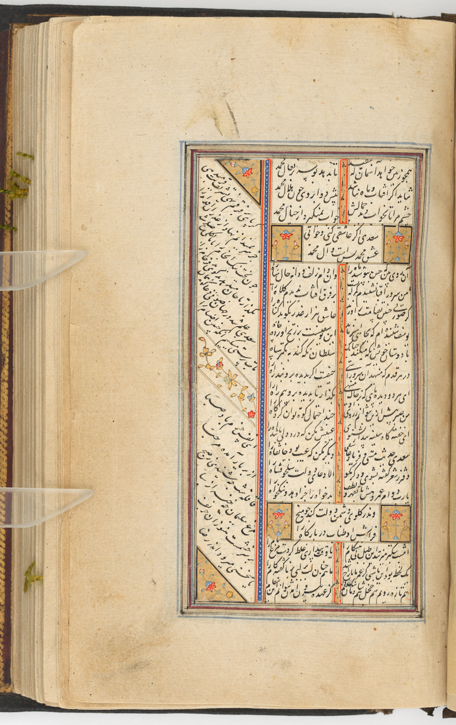 Text Folio (Text Recto; Text Verso Of Folio 192), From A Manuscript Of The Kulliyat Of Sa‘di