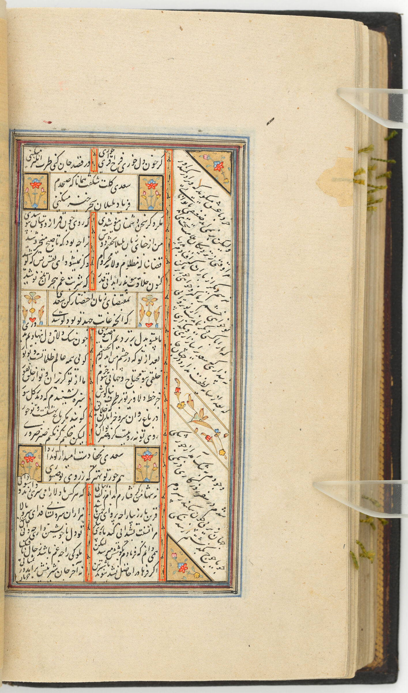Text Folio (Text Recto; Text Verso Of Folio 304), From A Manuscript Of The Kulliyat Of Sa‘di