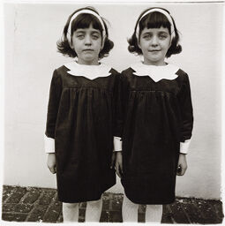 Identical Twins, Cathleen (L.) And Colleen, Members Of A Twin Club In New Jersey. 1966