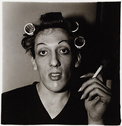 A Young Man In Curlers Dressing For An Annual Drag Ball N.y.c. 1966