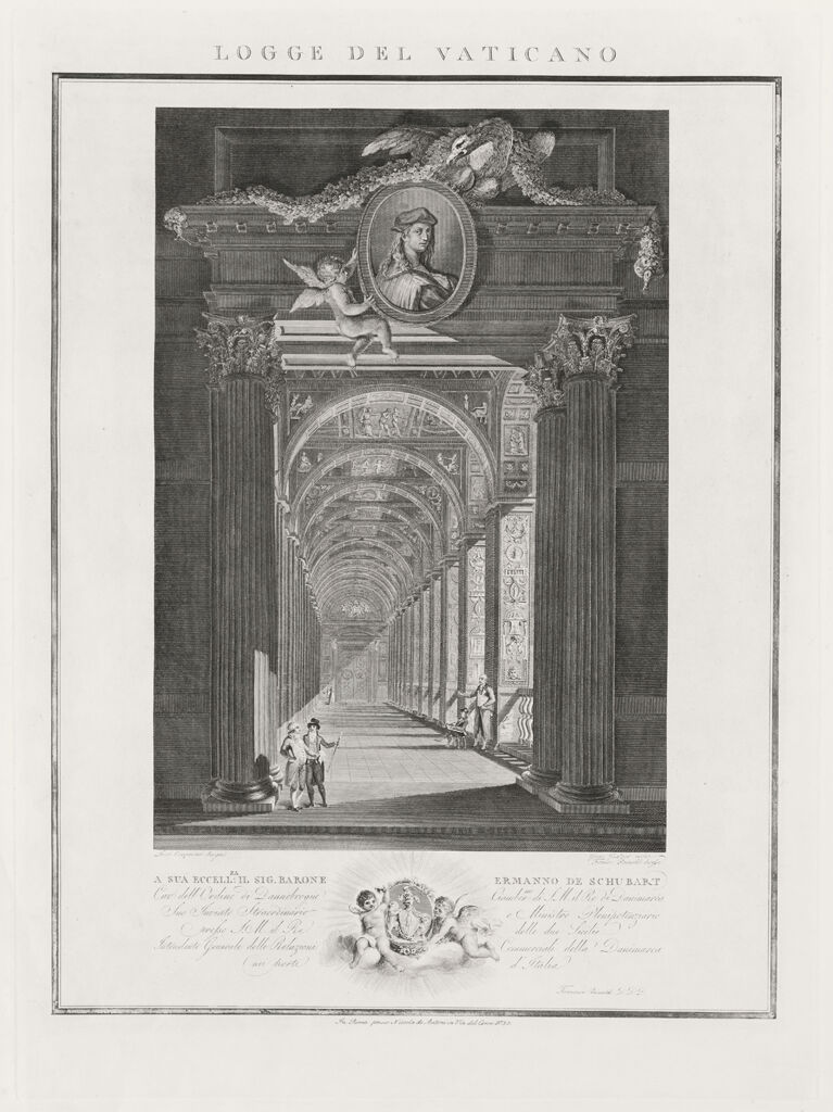 General View Of Raphael's Vatican Loggia