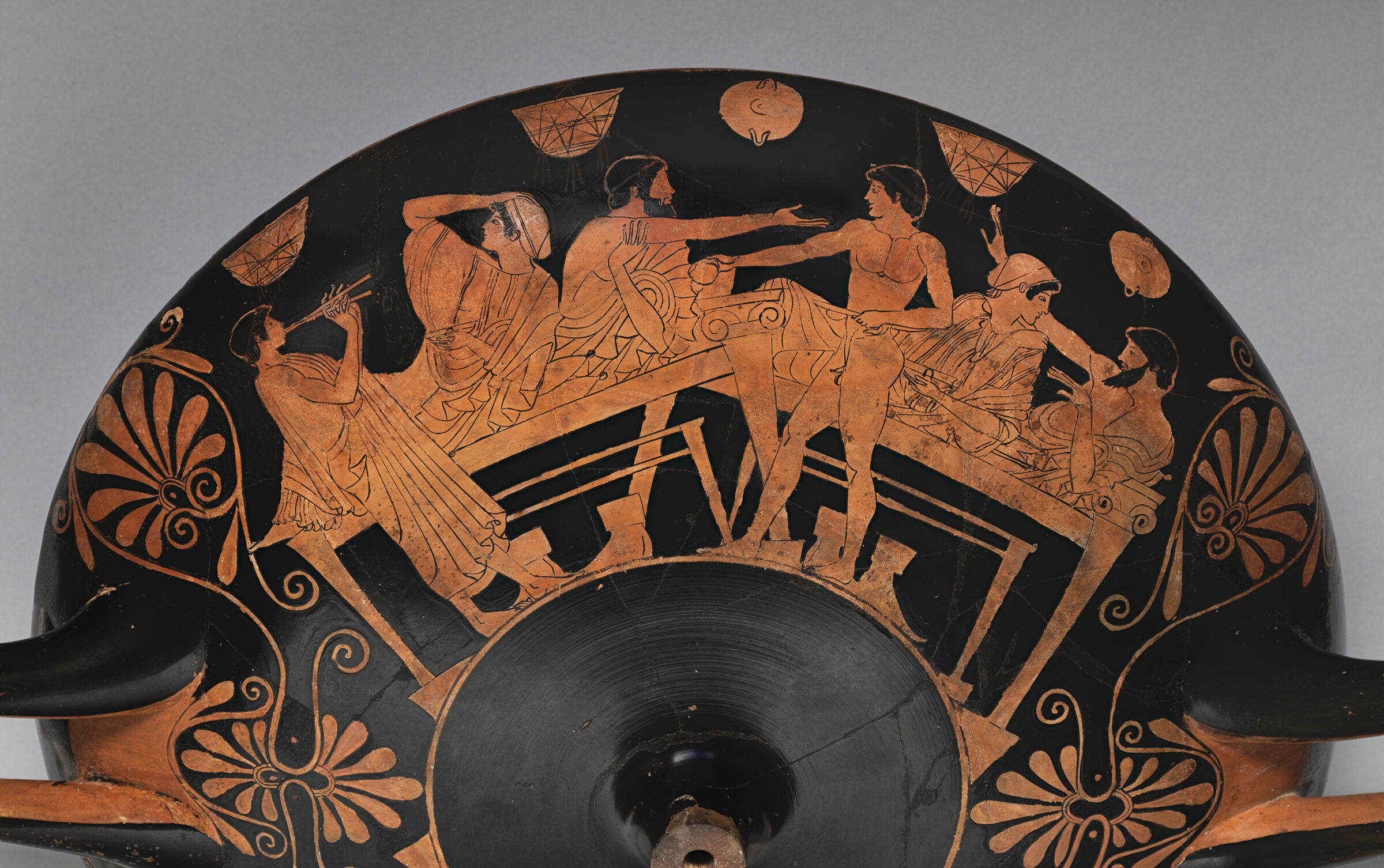 Kylix (Drinking Cup): Men And Women At The Symposium