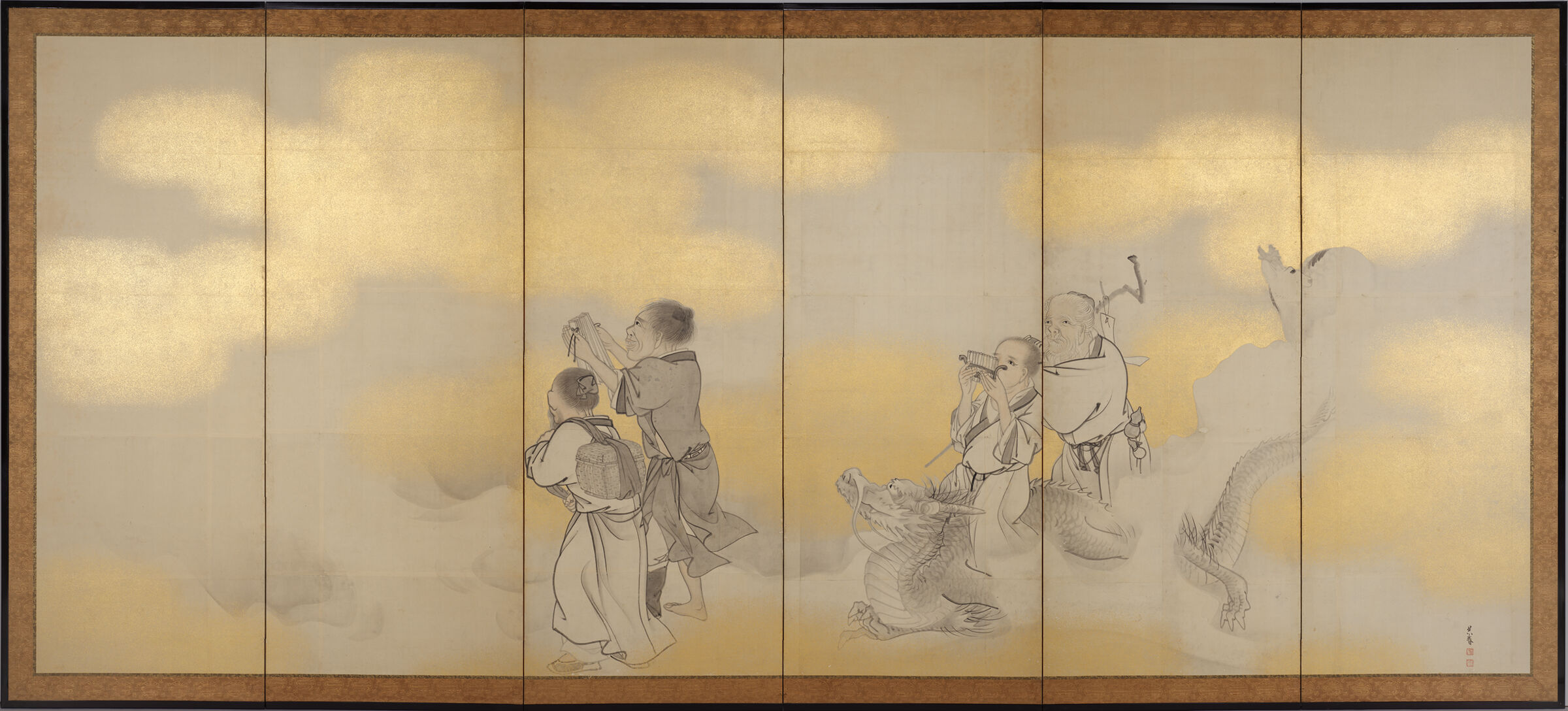 Seven Chinese Immortals (Right Screen)