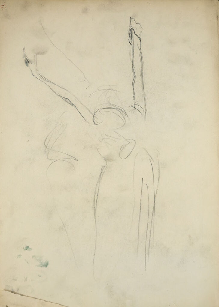 Figure With Arms Raised For 