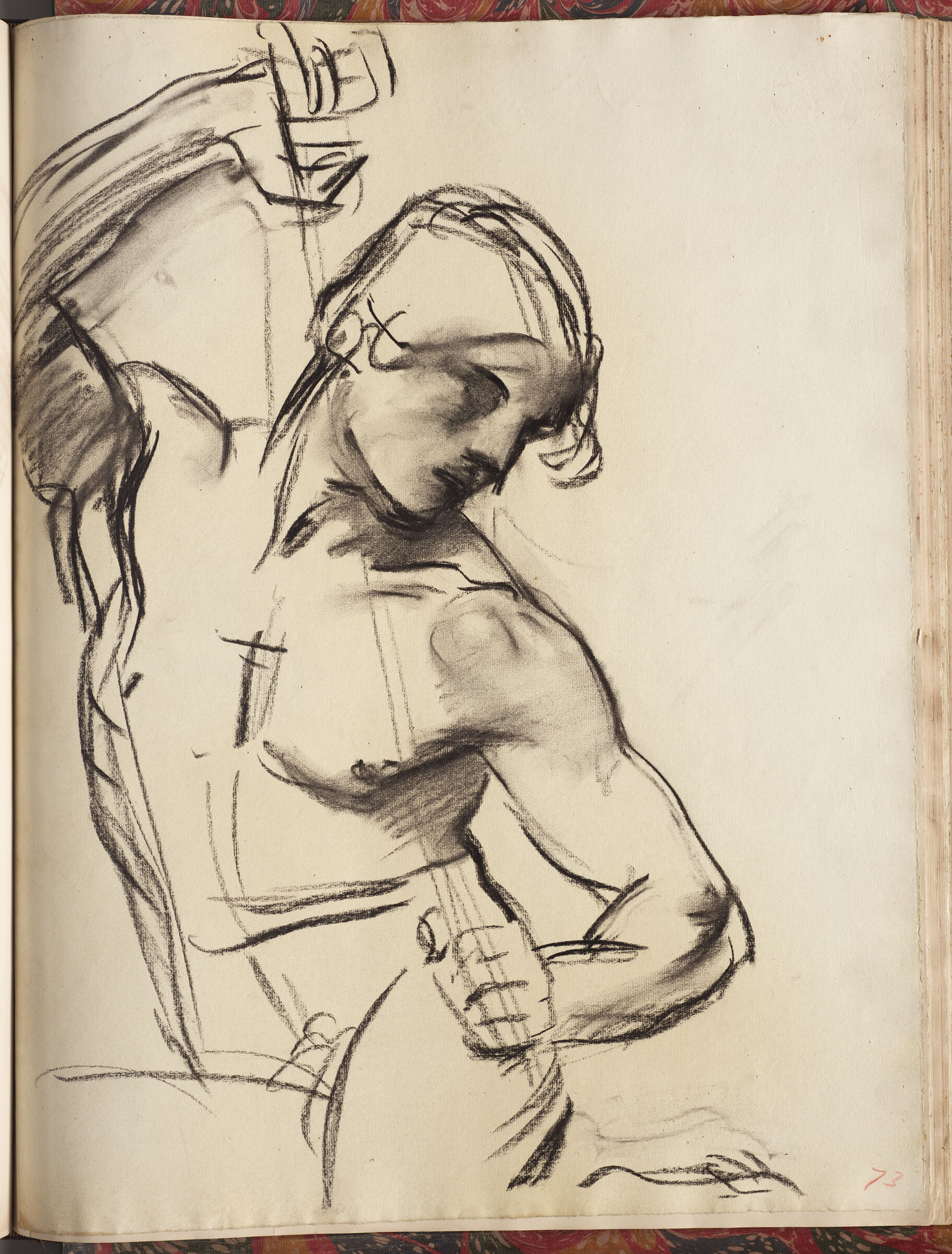 Studies For Second Angel At Right, 