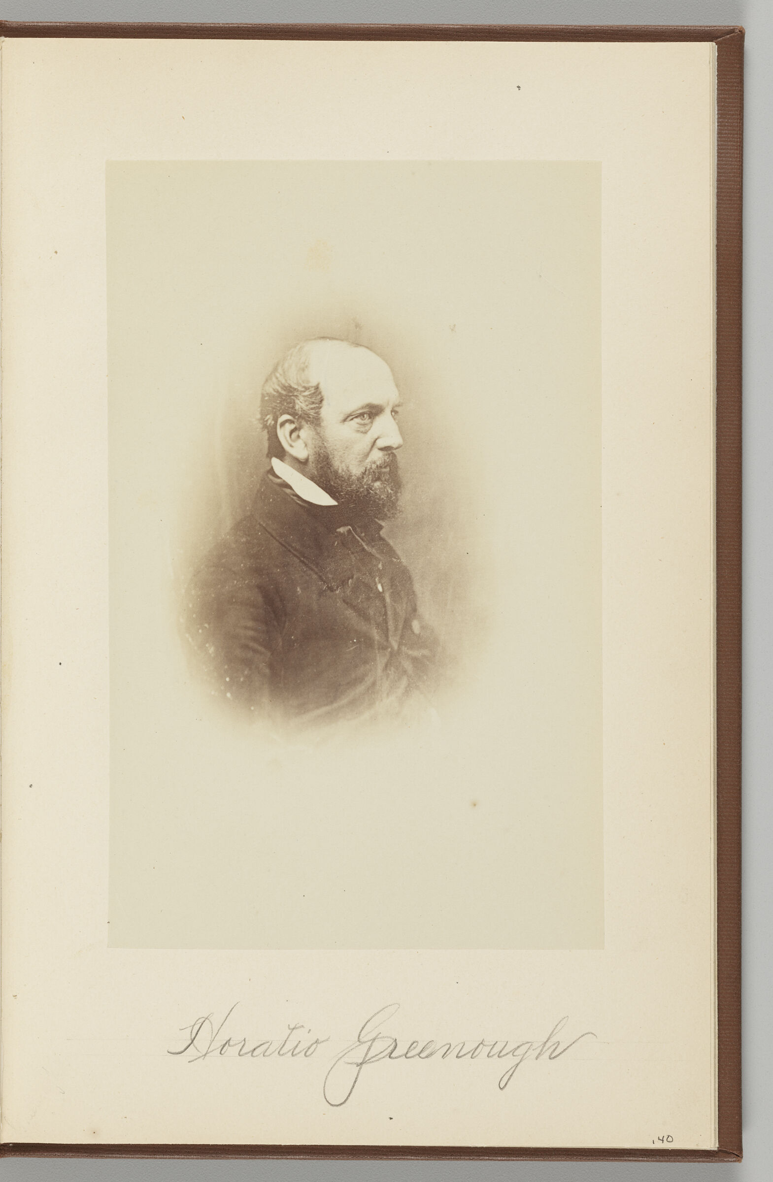 Horatio Greenough (1805-1852) [From A Daguerreotype]