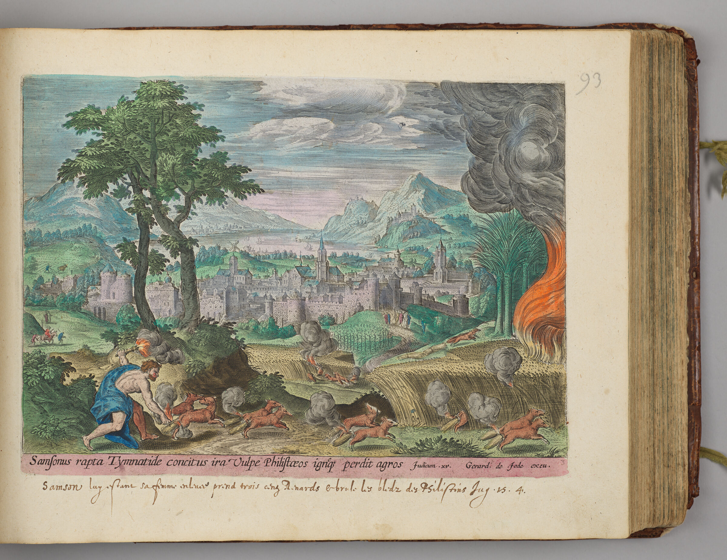 Samson Setting Fire To The Cornfields Of The Philistines