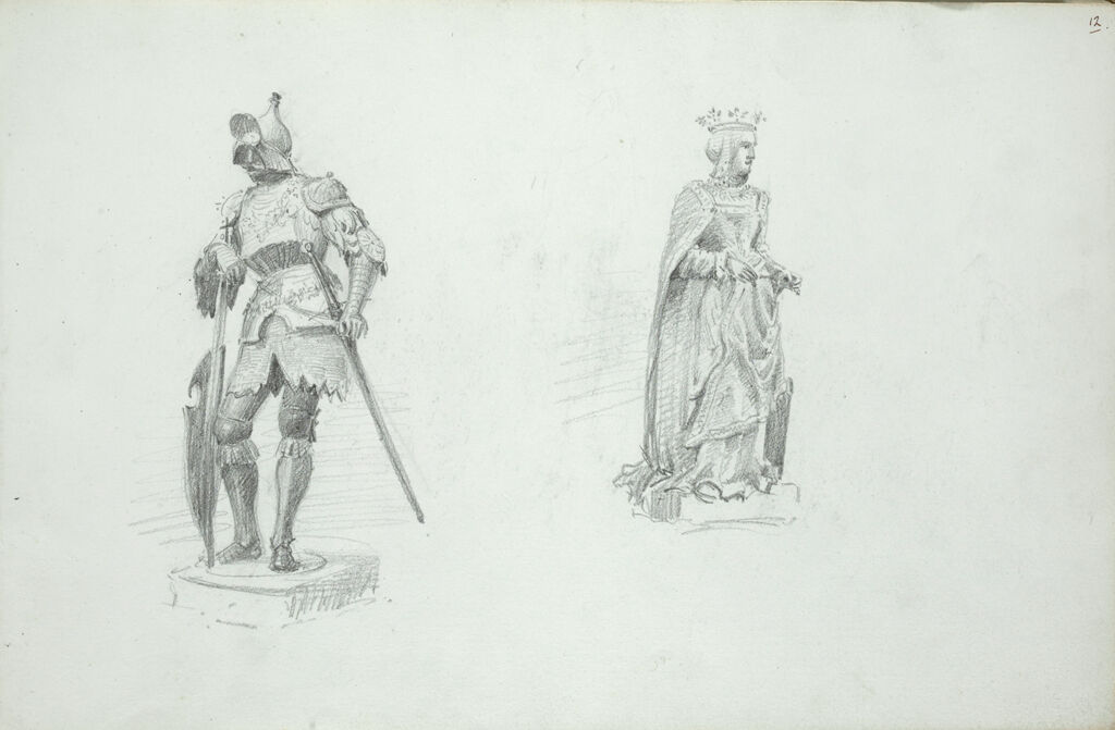 King Theoderich Of Ostgoten And Queen Juana Of Spain, From The Tomb Of Maximilian, Hofkirche, Innsbruck, Austria