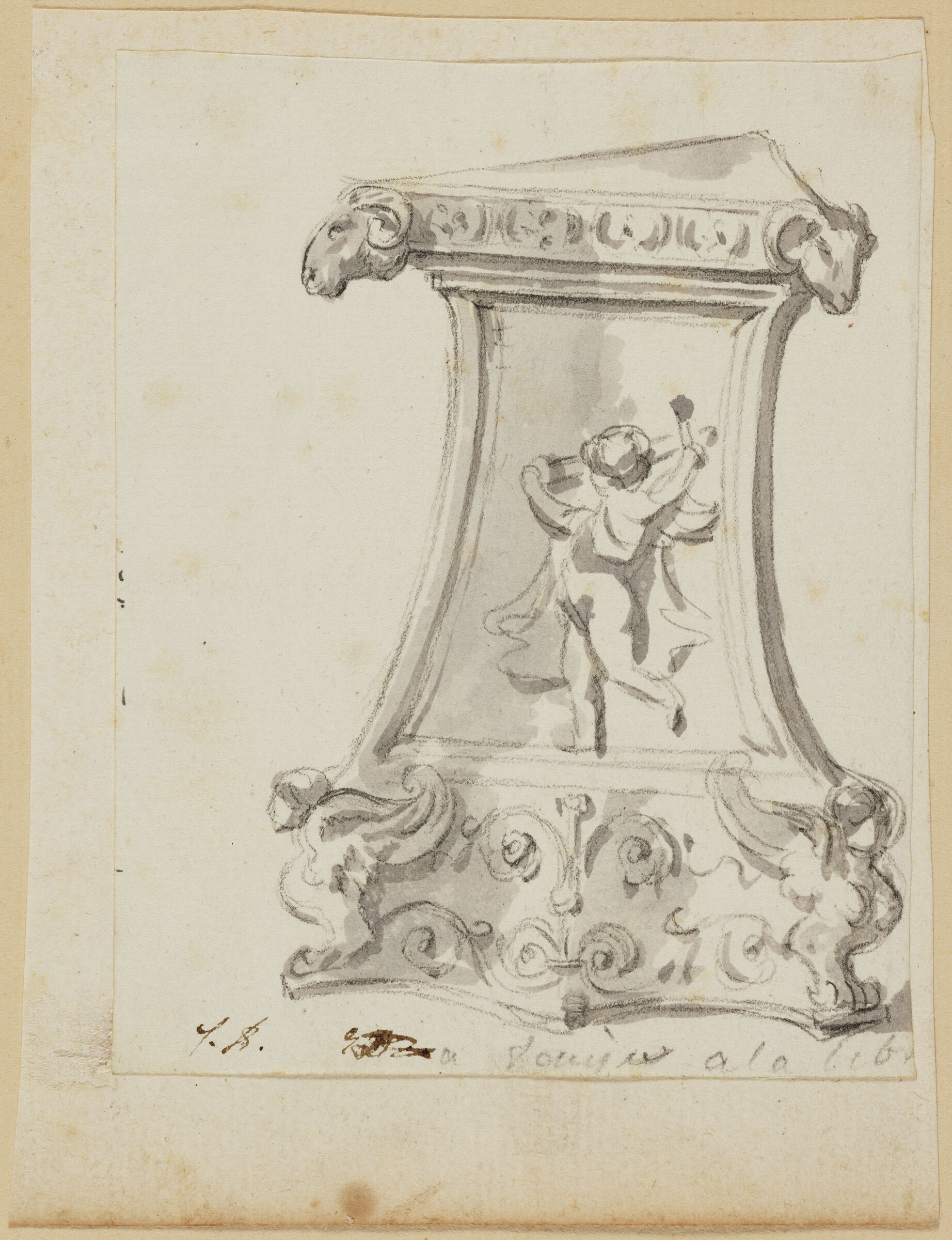 A Roman Pedestal (The Roman Album)