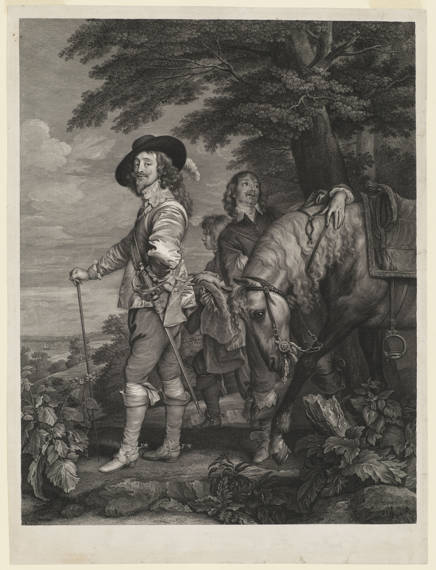 Charles I Of England With The Duke Of Hamilton