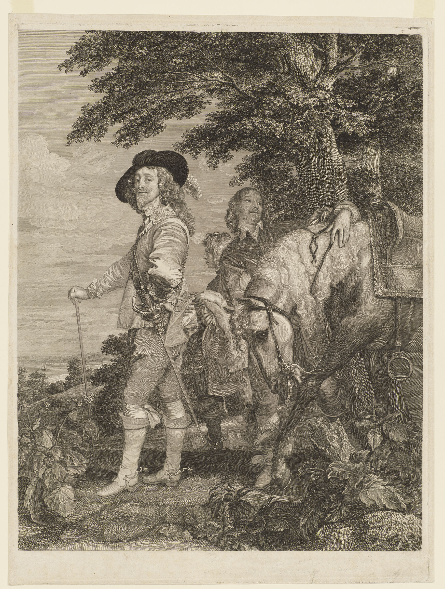 Charles I Of England With The Duke Of Hamilton