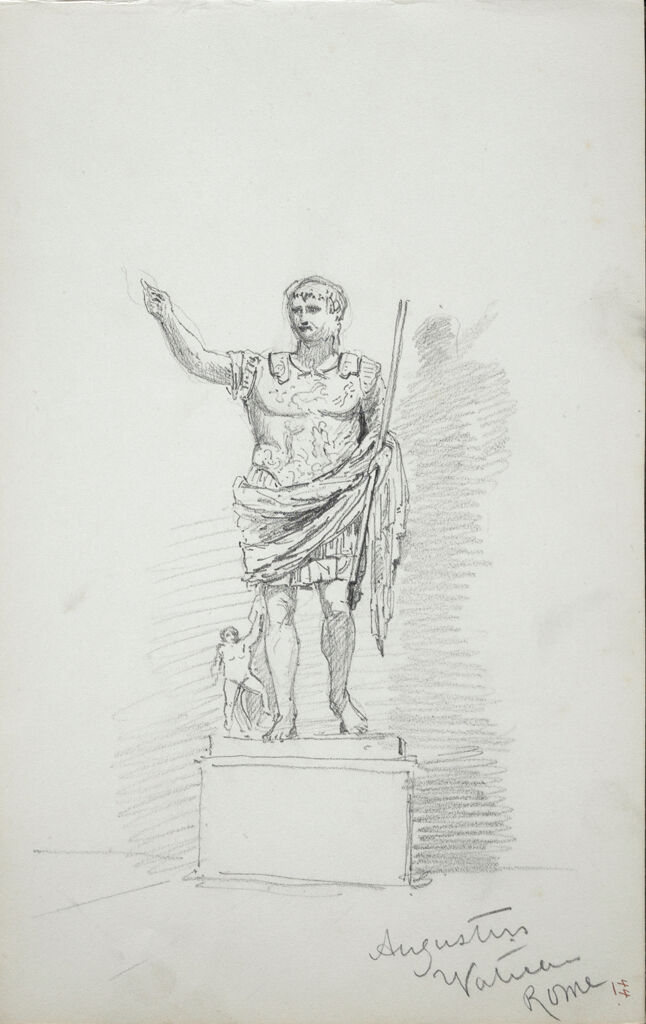 Augustus, After The Antique; Study Of Antique Sculpture