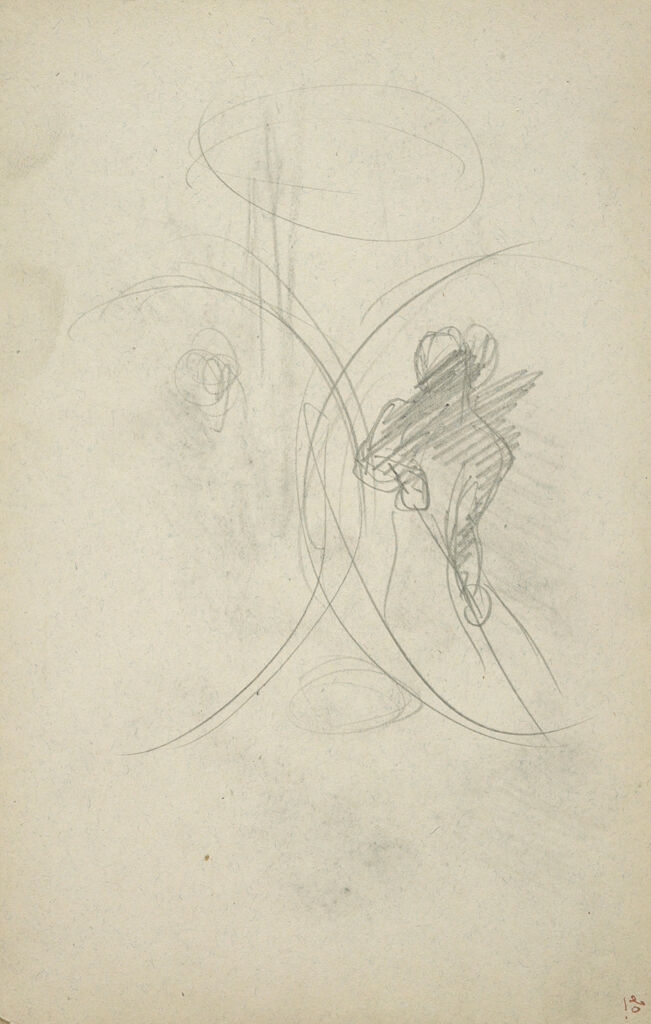 Sketch Of A Man; Verso: Standing Woman