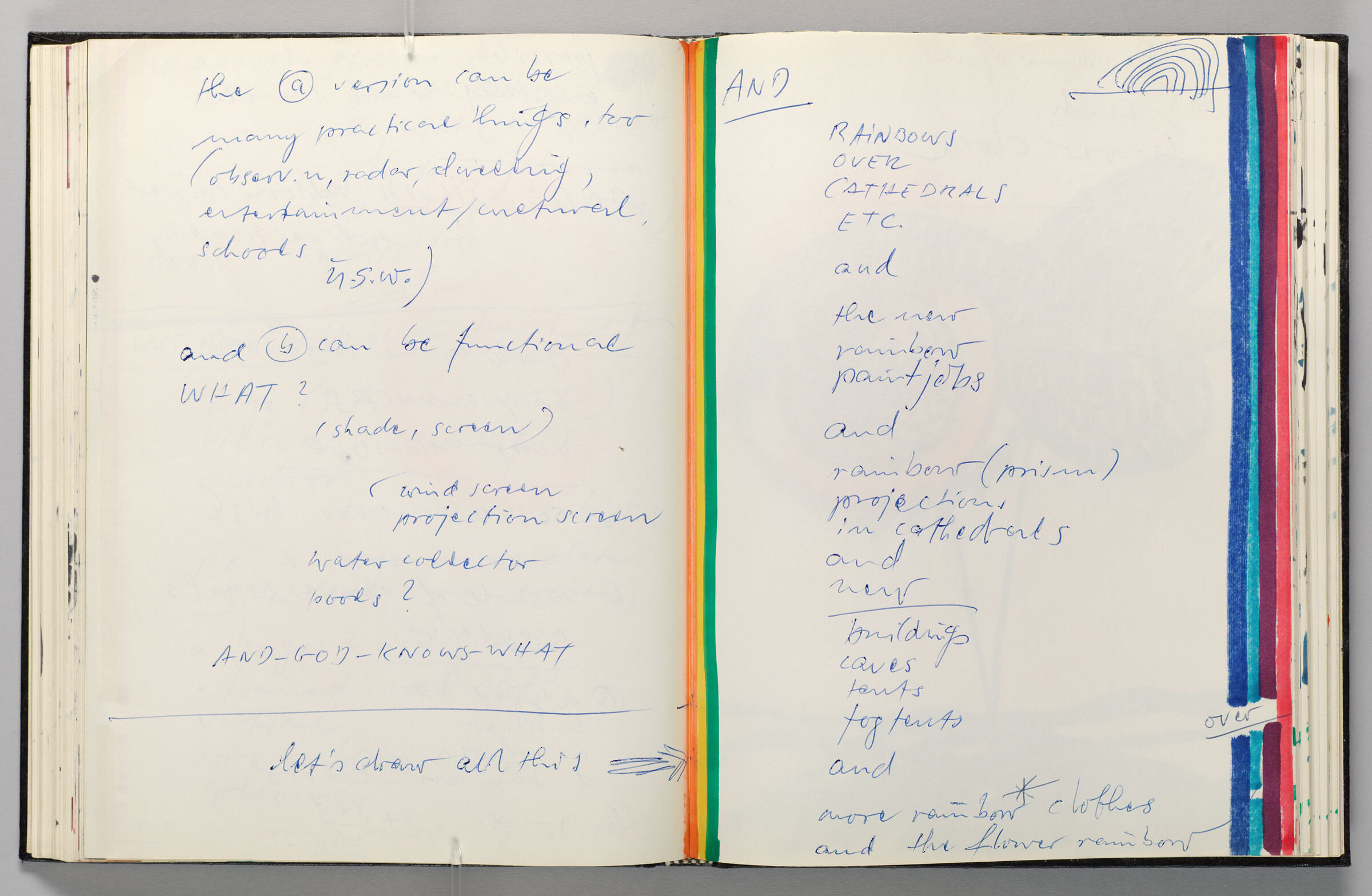Untitled (Notes, Left Page); Untitled (Notes, Right Page)