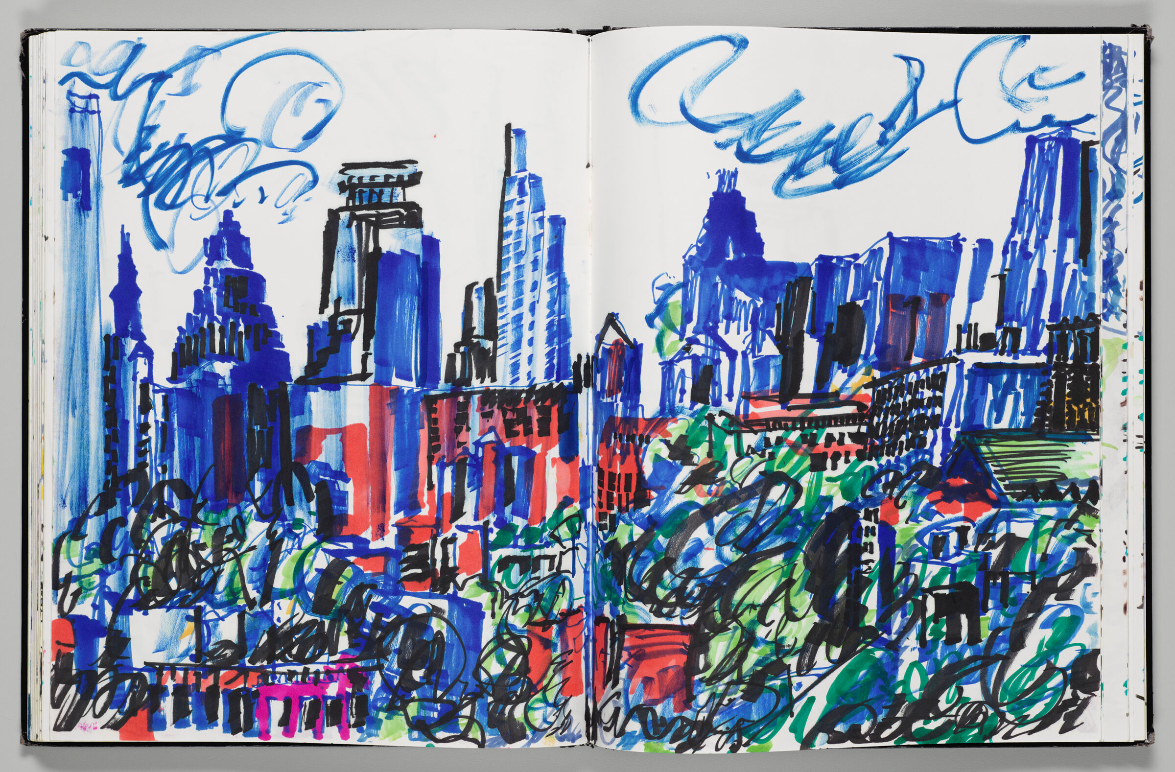 Untitled (View Of New York City, Two-Page Spread)