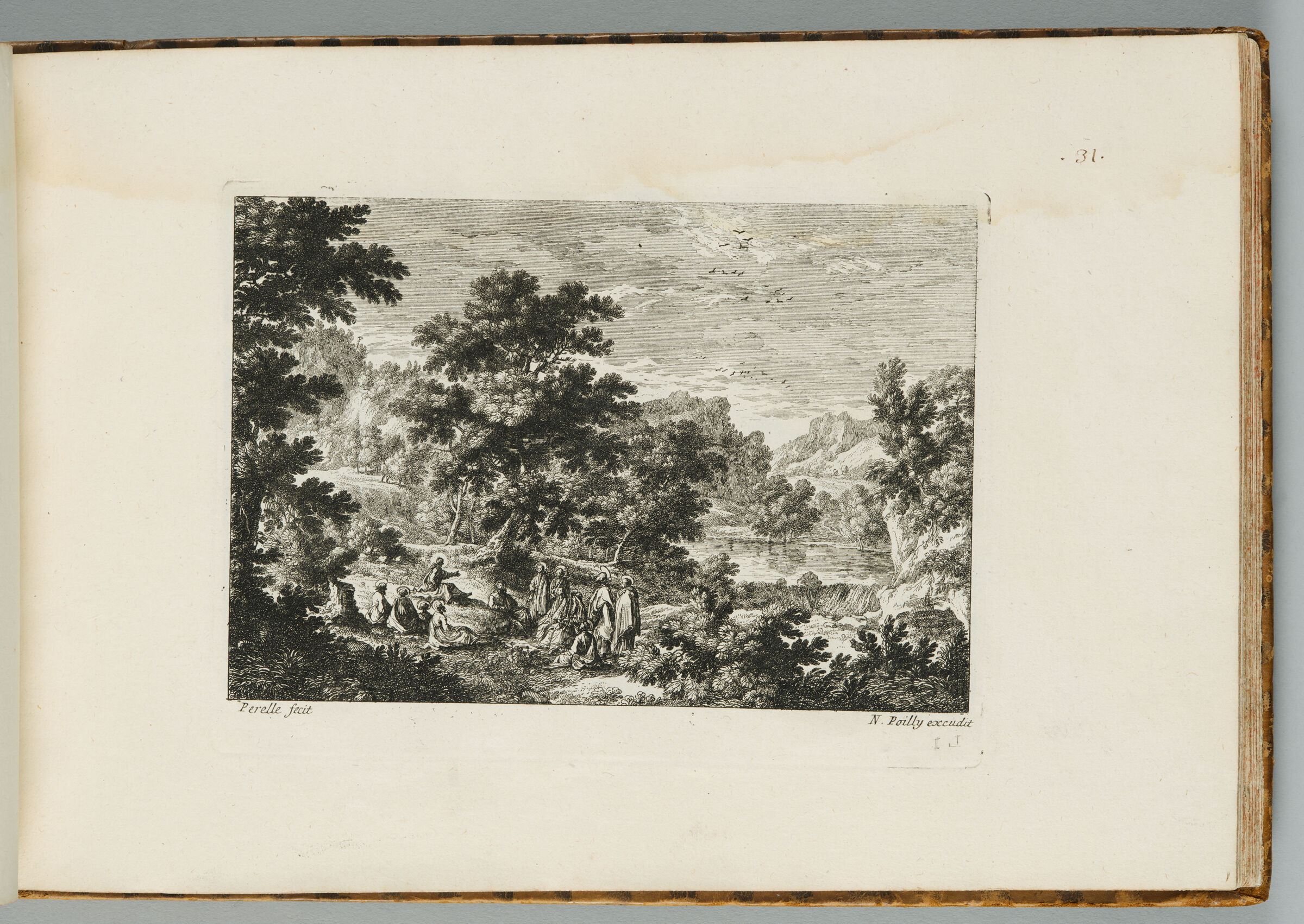 Wilderness Landscape With Christ Preaching To The Apostles
