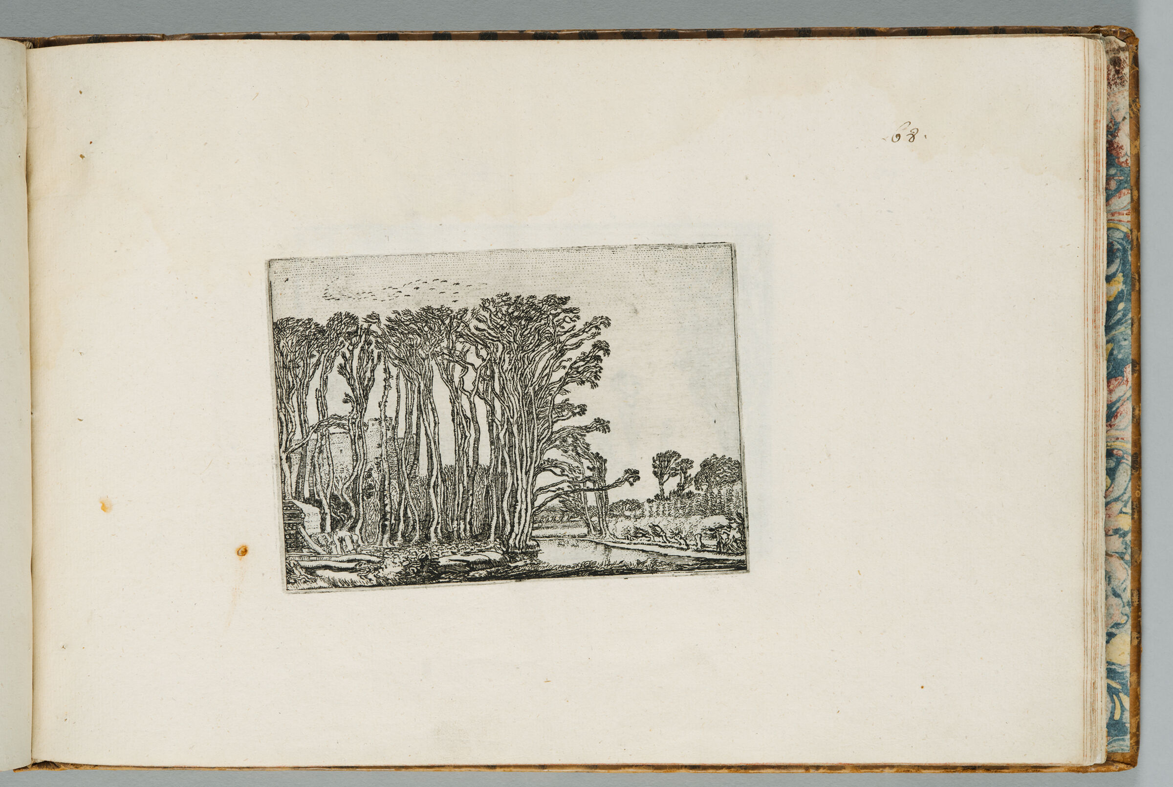 Wooded Landscape With A Charcoal Burner