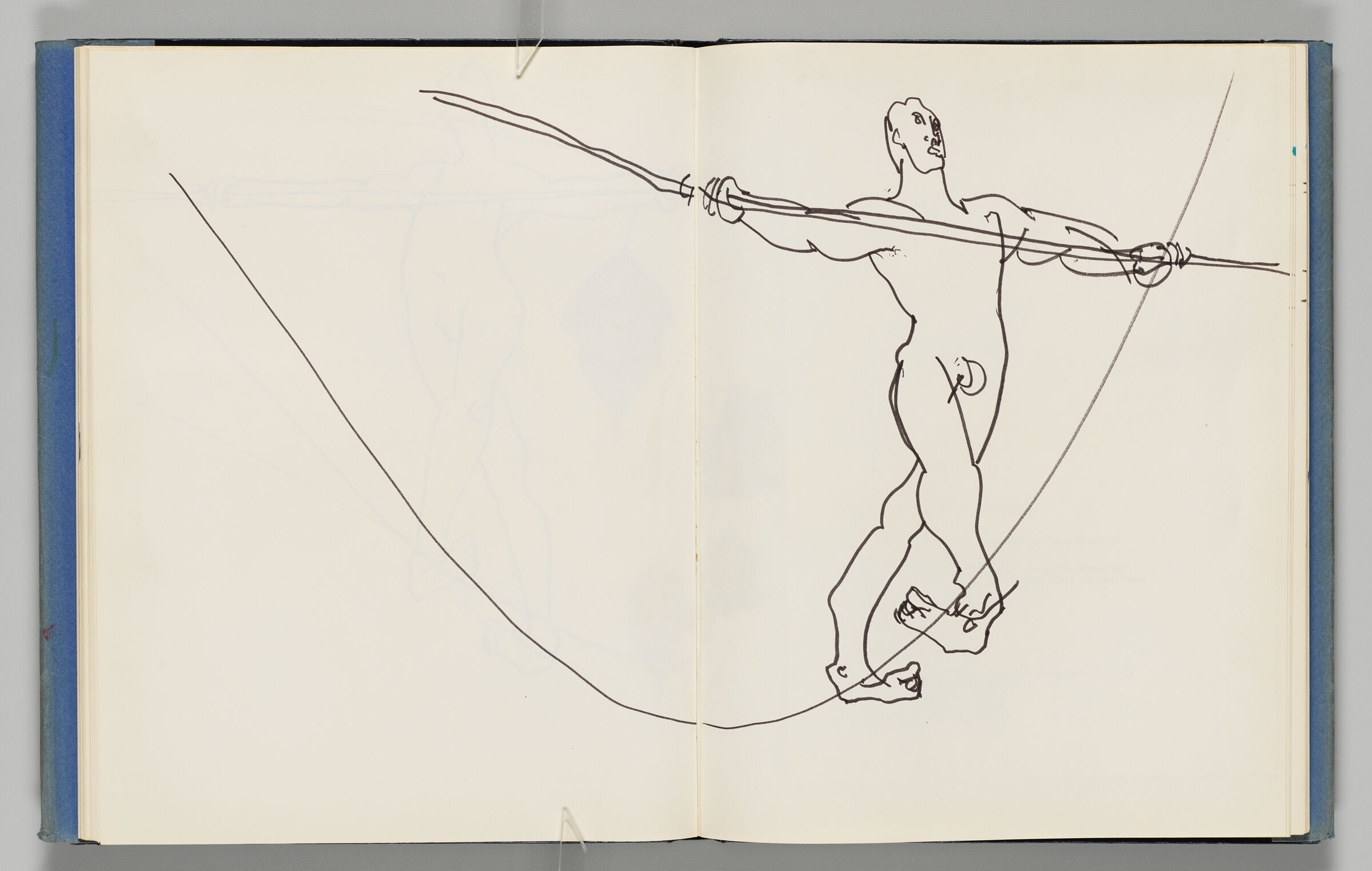 Untitled (Tightrope Walker, Two-Page Spread)