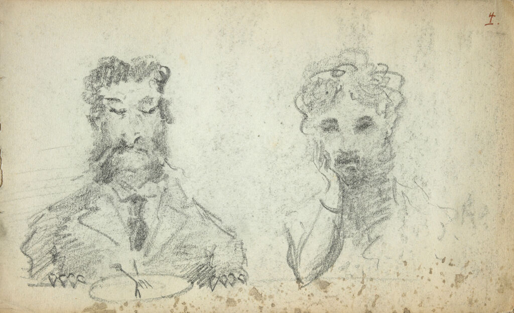 Caricature Of Two Figures