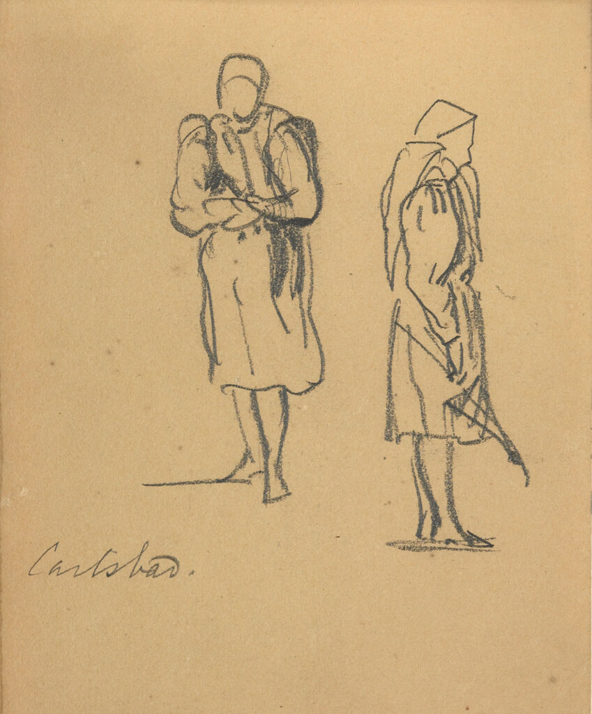 Two Standing Figures