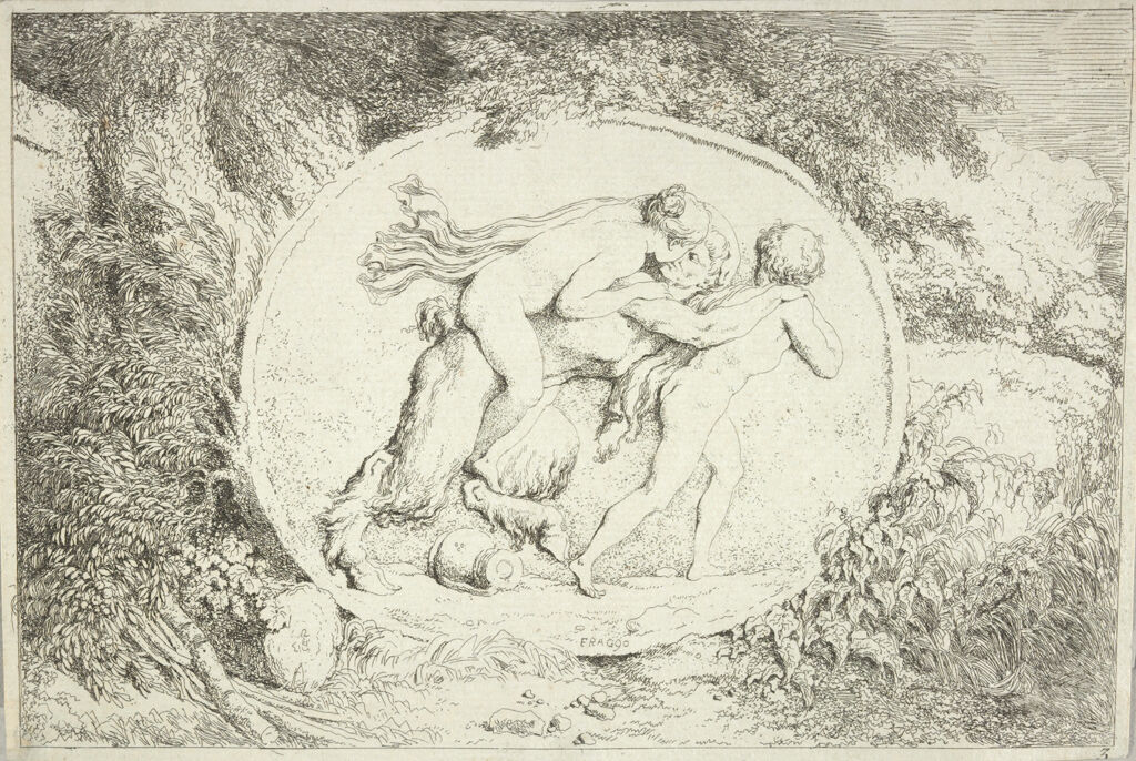 Plate Three: Young Girl Astride A Satyr