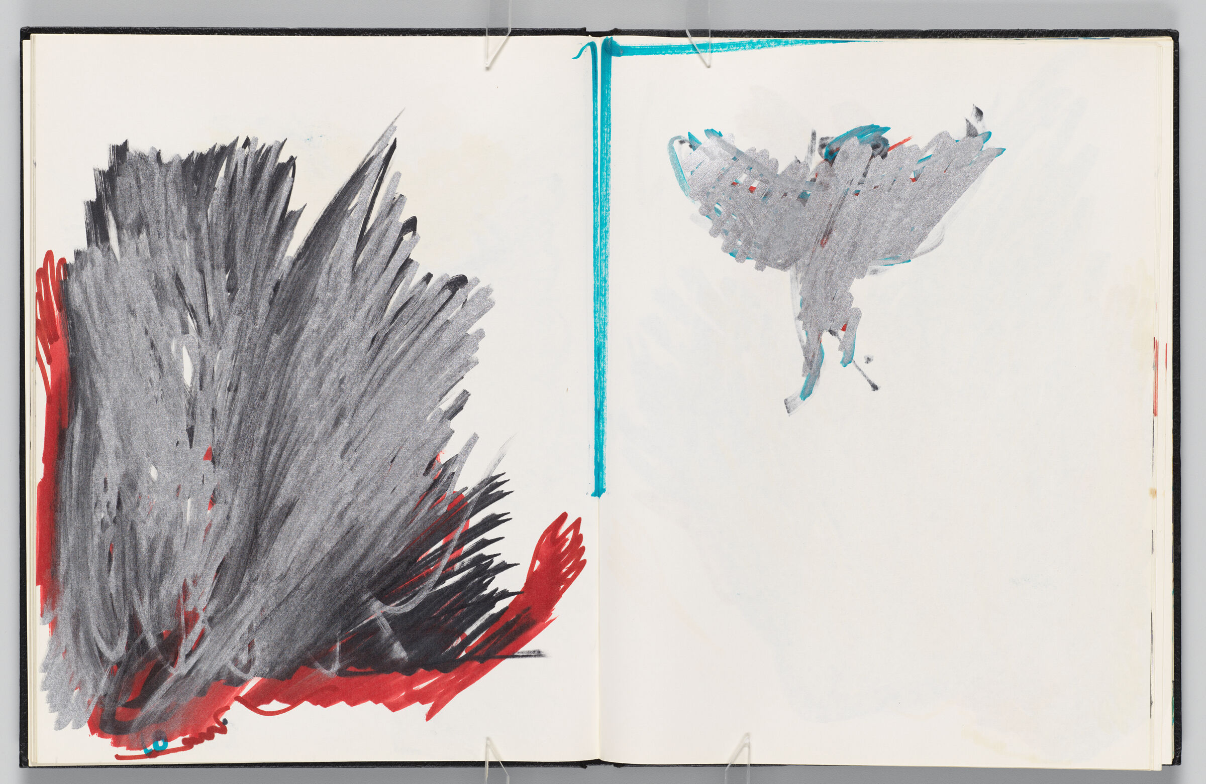 Untitled (Icarus, Left Page); Untitled (Icarus, Right Page)