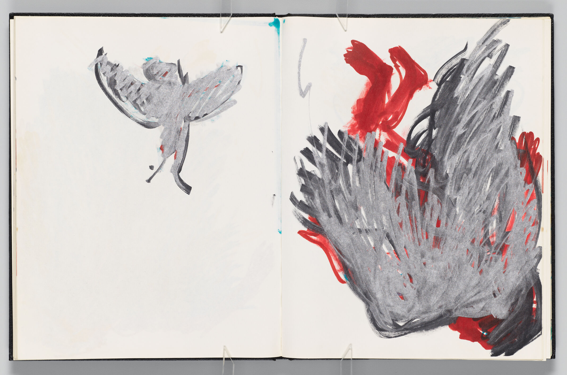 Untitled (Icarus, Left Page); Untitled (Icarus, Right Page)