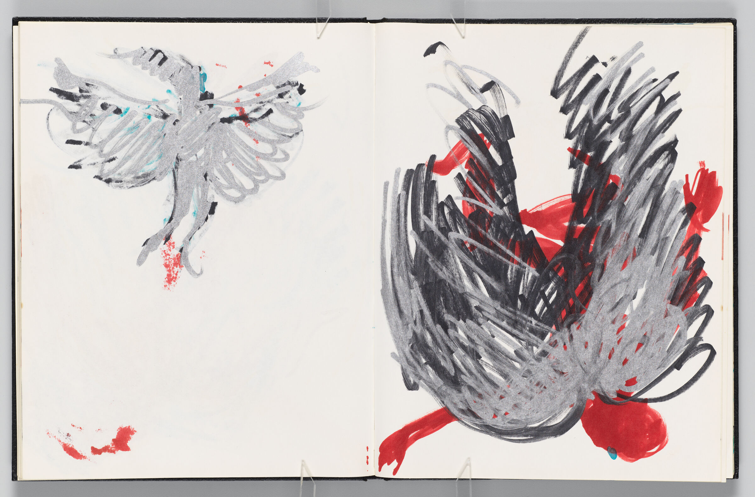 Untitled (Icarus, Left Page); Untitled (Fall Of Icarus, Right Page)