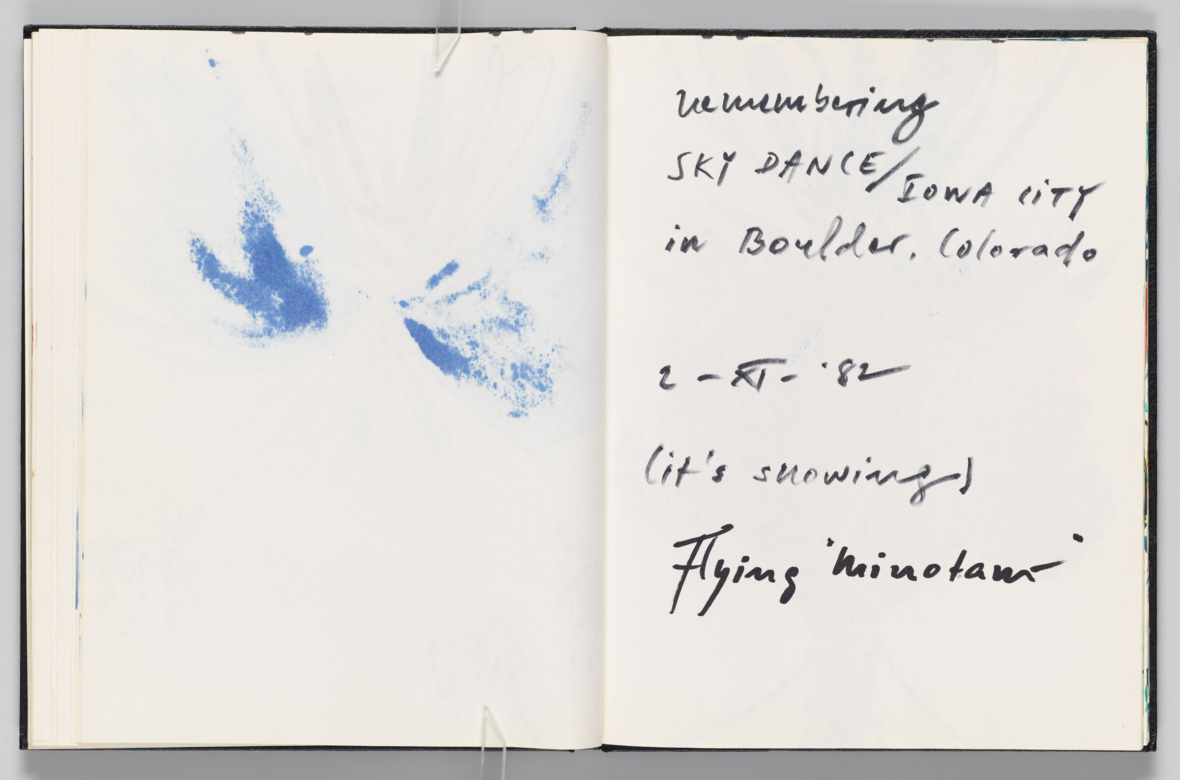 Untitled (Color Transfer, Left Page); Untitled (Color Transfer, Right Page)